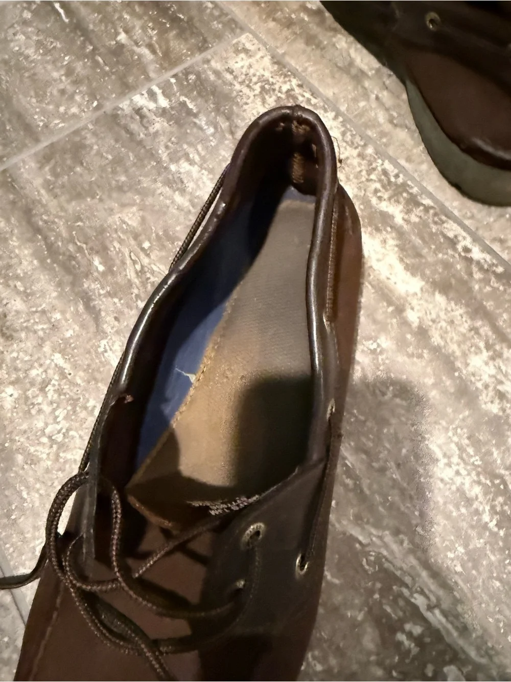 Sperry Men's Brown Leather Boat Shoes